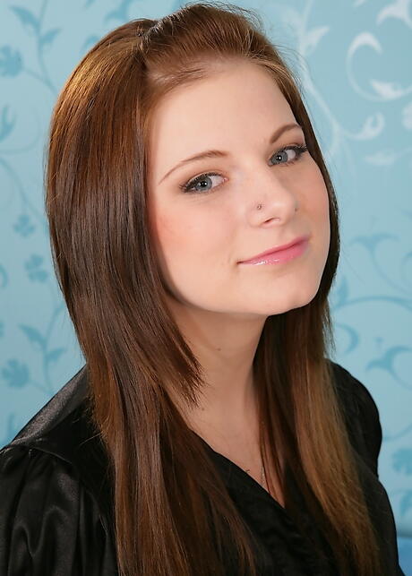 Gracile young Charlotte in hot undies exposes big boobs and masturbates 